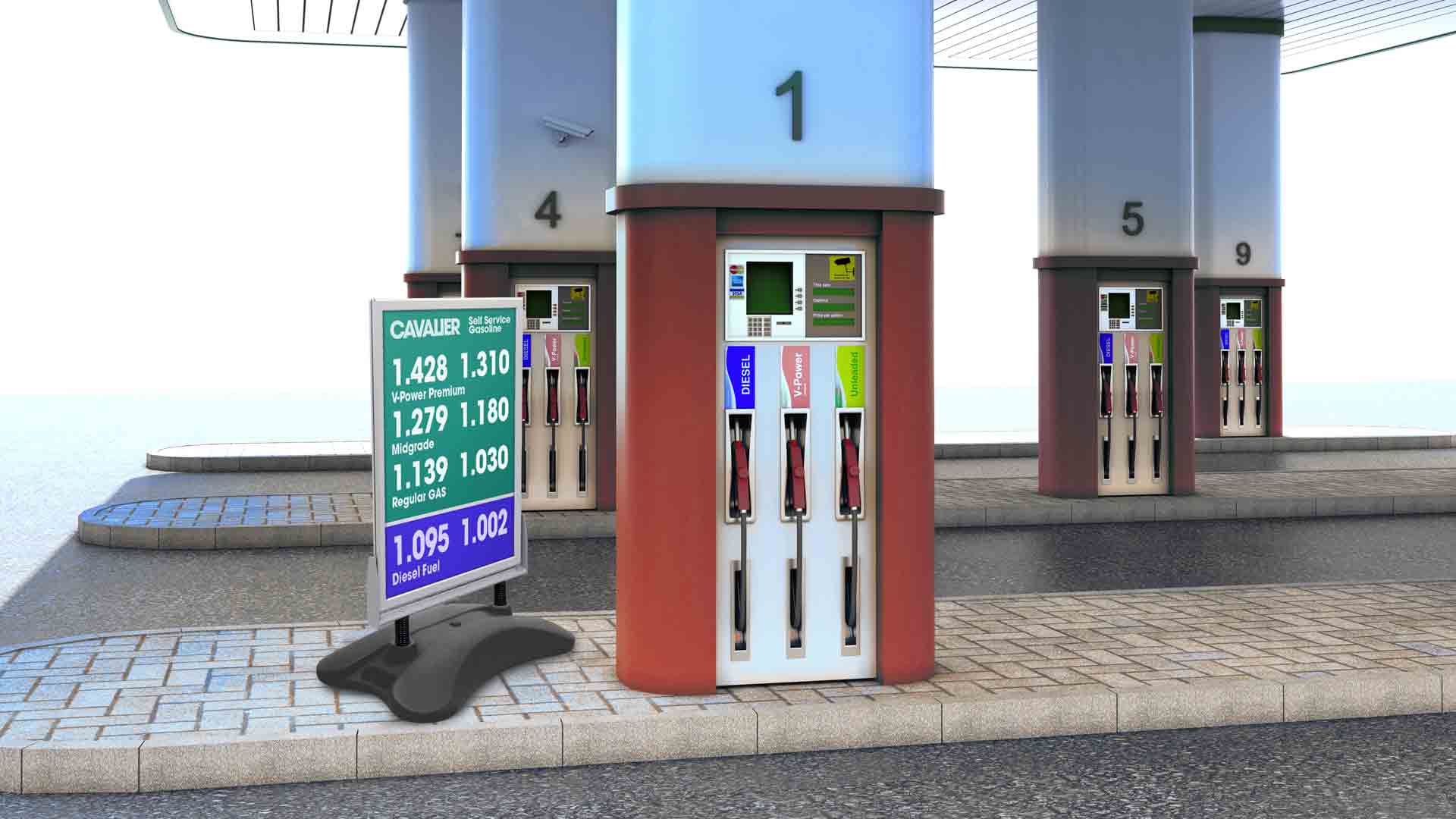 carteleria gasolineras