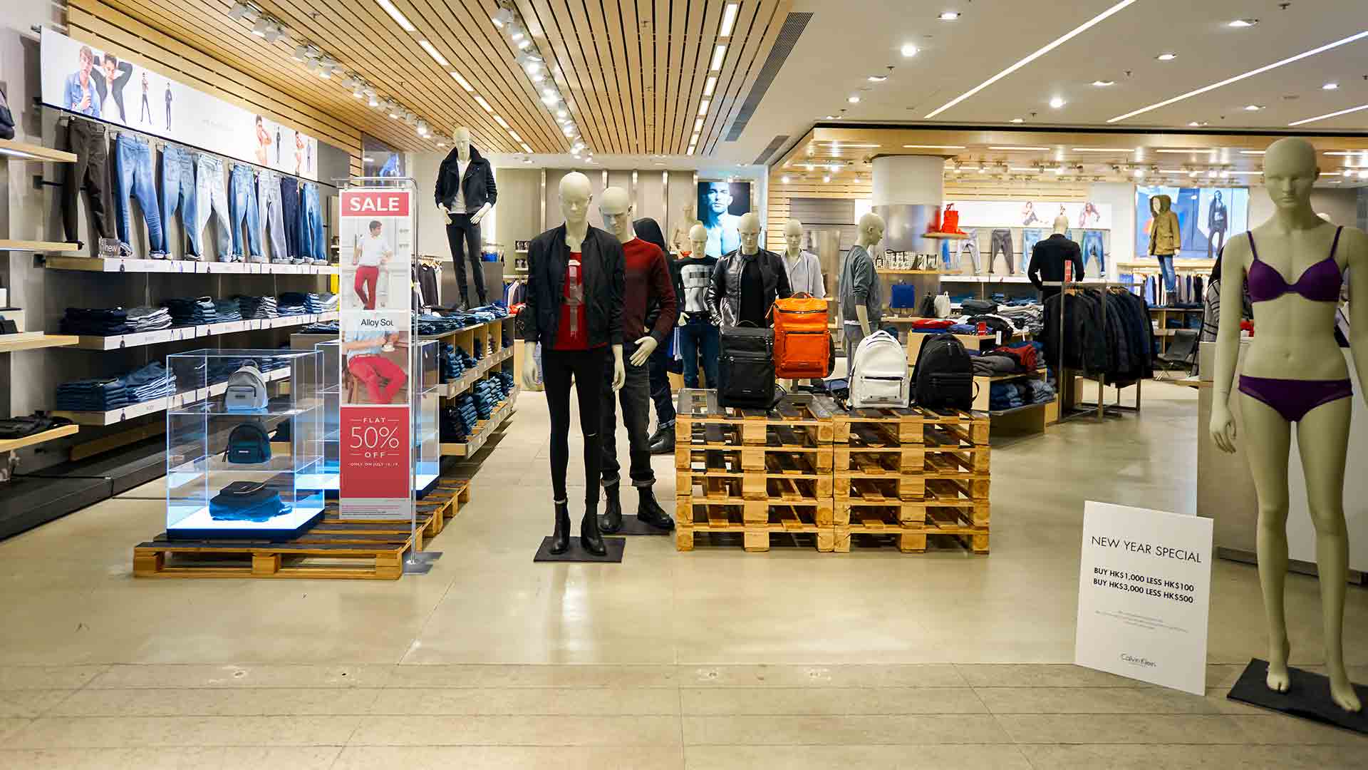 Cartelería para tiendas de ropa