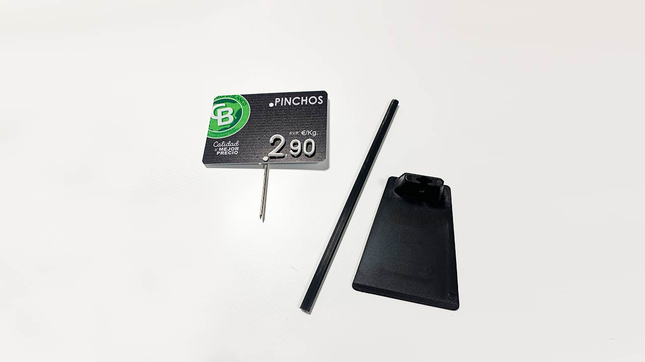 Portaprecios personalizados modelos sobremesa